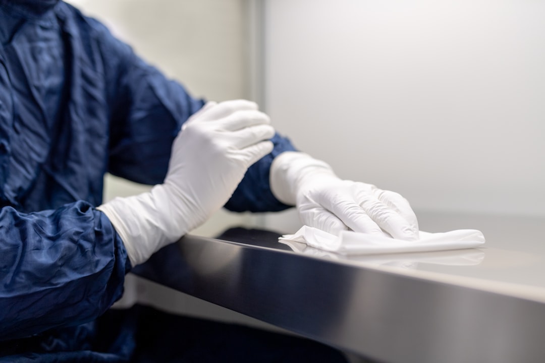 why-choose-us Laboratory personnel cleaning laboratory